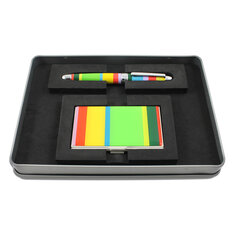 Gene Meyer GM HORIZONTAL Ballpoint Pen & Card Case Set writing tools pen & card case sets