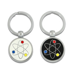 Adrian Olabuenaga ATOMIC Key Ring (2 different sides) accessories key rings