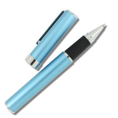 Adrian Olabuenaga “ATP” LIGHT BLUE MATTE Roller Ball Pen - Anodized Aluminum Prototype site exclusives atp