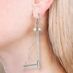 Adrian Olabuenaga BERMUDA Sterling Silver Earrings jewelry sterling silver - acme classics