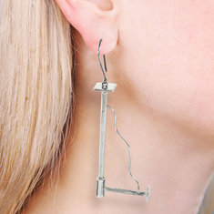 Adrian Olabuenaga BERMUDA Sterling Silver Earrings jewelry sterling silver - acme classics