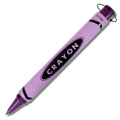 Adrian Olabuenaga CRAYON - PURPLE Retractable Roller Ball (PRE-ORDER) writing tools crayon