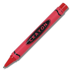 Adrian Olabuenaga CRAYON - RED Retractable Roller Ball writing tools crayon