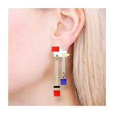 Adrian Olabuenaga DE STIJL Earrings jewelry memphis designers for acme