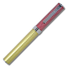Adrian Olabuenaga “ATP” RED & YELLOW MATTE Roller Ball Pen - Anodized Aluminum Prototype site exclusives atp