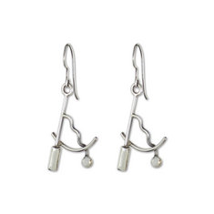 Adrian Olabuenaga ROULETTE Sterling Silver Earrings jewelry sterling silver - acme classics