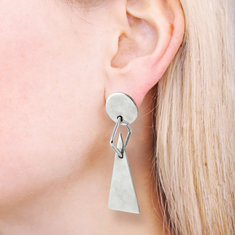Adrian Olabuenaga SOLEIL Sterling Silver Earrings jewelry sterling silver - acme classics