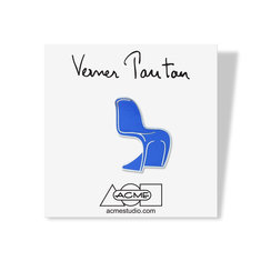 Verner Panton PANTON CHAIR BLUE Pin accessories pins