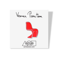 Verner Panton PANTON CHAIR RED Pin accessories pins