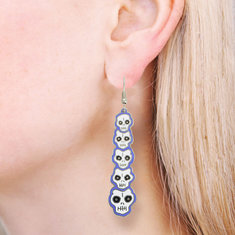 Neon Park BONES Earrings jewelry new pop series