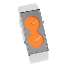Karim Rashid BI ORANGE WHITE Wrist Watch ARCHIVED writing tools pens