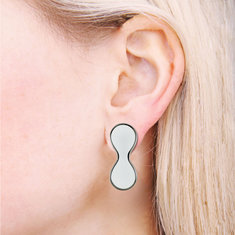 Karim Rashid BODY - WHITE Earrings accessories jewelry