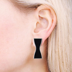 Karim Rashid KISMET - BLACK Earrings accessories jewelry