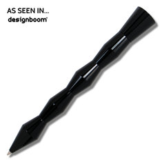 Karim Rashid KUZI - BLACK Retractable Roller Ball writing tools collezione materiali