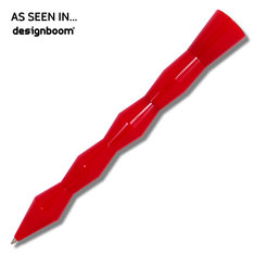 Karim Rashid KUZI - RED Retractable Roller Ball writing tools collezione materiali