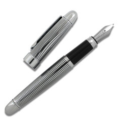 Karim Rashid OPTIKAL Etched Fountain Pen & Card Case Set writing tools pen & card case sets