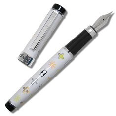 Karim Rashid WHITE Color Test Fountain Pen site exclusives the vault