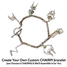 Gerrit Reitveld ZIG ZAG Sterling Silver CHAIRM accessories chairms & bracelet