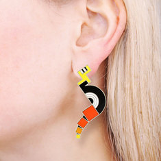 Maria Sanchez BELGRANO Earrings jewelry memphis designers for acme