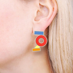 Maria Sanchez LA BOCA Earrings jewelry memphis designers for acme