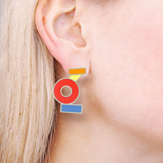 Maria Sanchez LA BOCA Earrings jewelry memphis designers for acme