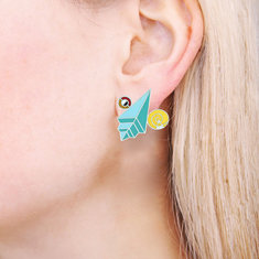 Peter Shire GOTHAM Earrings jewelry memphis designers for acme