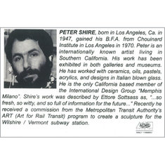 Peter Shire WATERWORKS Earrings jewelry memphis designers for acme