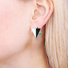 Peter Shire WING Earrings jewelry memphis designers for acme