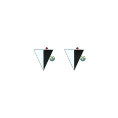 Peter Shire WING Earrings jewelry memphis designers for acme