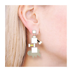Ettore Sottsass AURORA Earrings jewelry memphis designers for acme