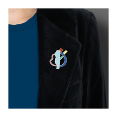 Ettore Sottsass CENTRO Brooch jewelry memphis designers for acme