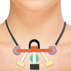 Ettore Sottsass EUPHORIA Necklace jewelry memphis designers for acme