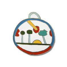 Ettore Sottsass JARDINIERE Brooch