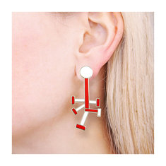 Ettore Sottsass PRAXIS Earrings jewelry architects for acme