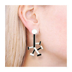 Ettore Sottsass PRAXIS Earrings jewelry architects for acme