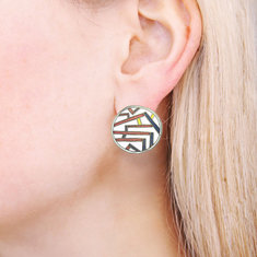 Ettore Sottsass SCHIZZO Earrings jewelry architects for acme