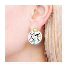 Ettore Sottsass SIRACUSA Earrings jewelry architects for acme