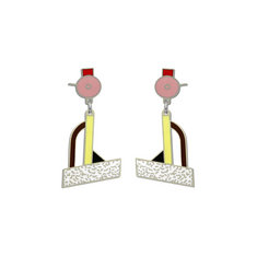 Ettore Sottsass TAHITI Earrings jewelry memphis designers for acme