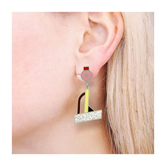 Ettore Sottsass TAHITI Earrings jewelry memphis designers for acme
