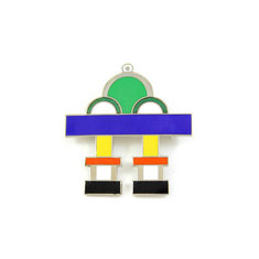 Ettore Sottsass TRONO Brooch jewelry architects for acme