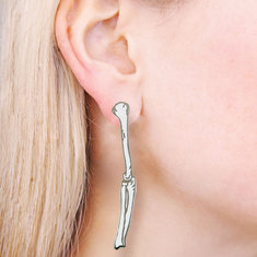 Lanning Stern BONES Earrings jewelry acme collection