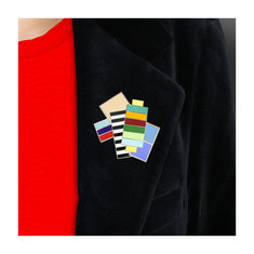 Gerard Taylor LANZA Brooch jewelry memphis designers for acme