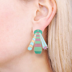 Matteo Thun DOWNTOWN 1 & 2 Earrings jewelry memphis designers for acme