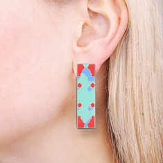 Stanley Tigerman LOGGIA Earrings jewelry architects for acme