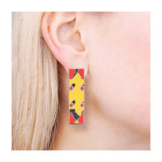 Stanley Tigerman LOGGIA Earrings jewelry architects for acme
