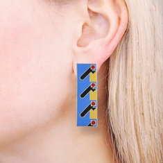 Stanley Tigerman PORTICO Earrings jewelry architects for acme