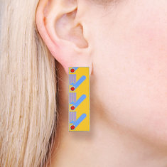 Stanley Tigerman PORTICO Earrings jewelry architects for acme