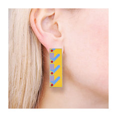 Stanley Tigerman PORTICO Earrings jewelry architects for acme