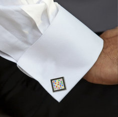 Lella & Massimo Vignelli ALPHABET Cufflinks accessories accessories