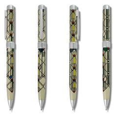 Frank Lloyd Wright APRIL SHOWERS CREAM Mechanical Pencil Color Test ARCHIVED writing tools pens